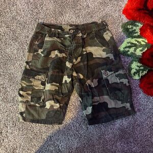 Camouflage Cargo Men Shorts
